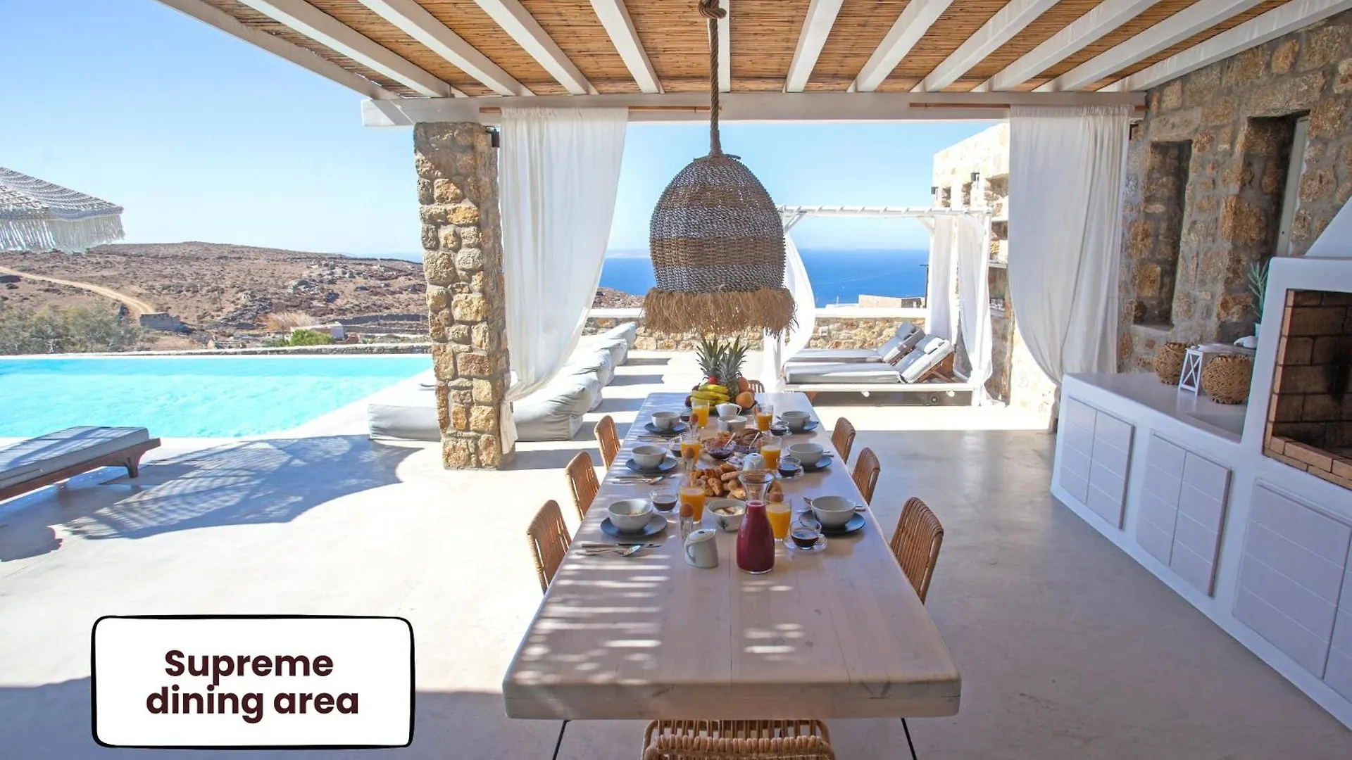 Villa Panamera Mykonos, Private Heaven, Supreme View! Fanari  0*, Fanari (Mykonos)