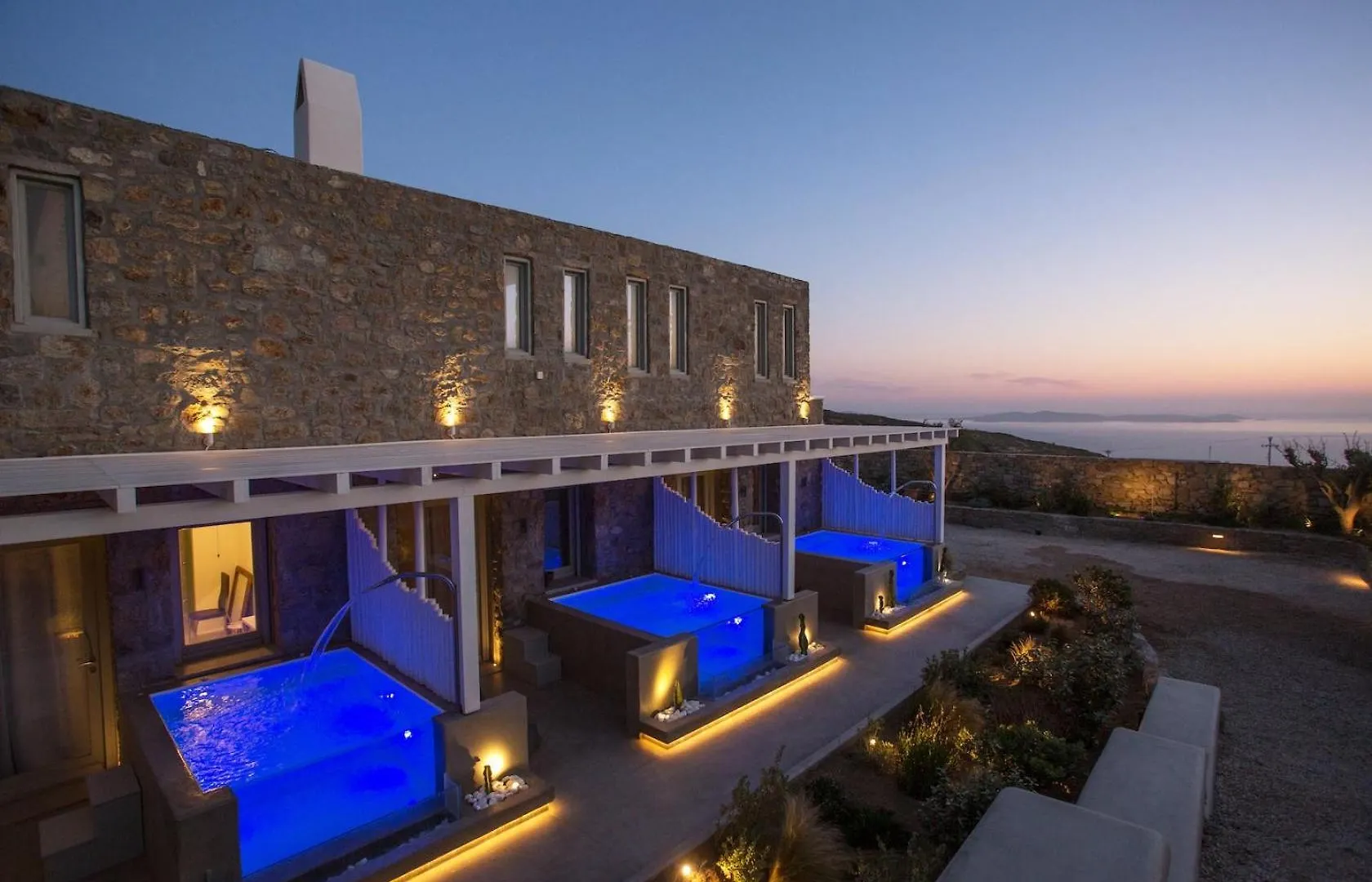 Villa Panamera Mykonos, Private Heaven, Supreme View! Fanari  0*, Fanari (Mykonos) Yunanistan